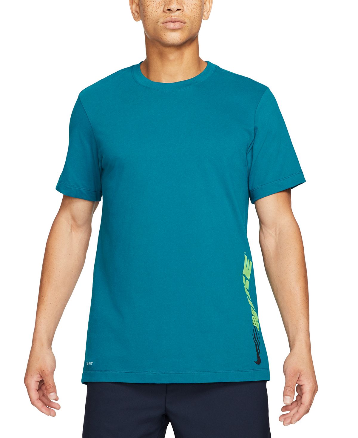 Nike Back Logo Training T-shirt Green Abyss/Mean Green