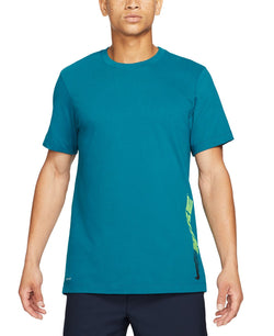Nike Back Logo Training T-shirt Green Abyss/Mean Green thumbnail 1