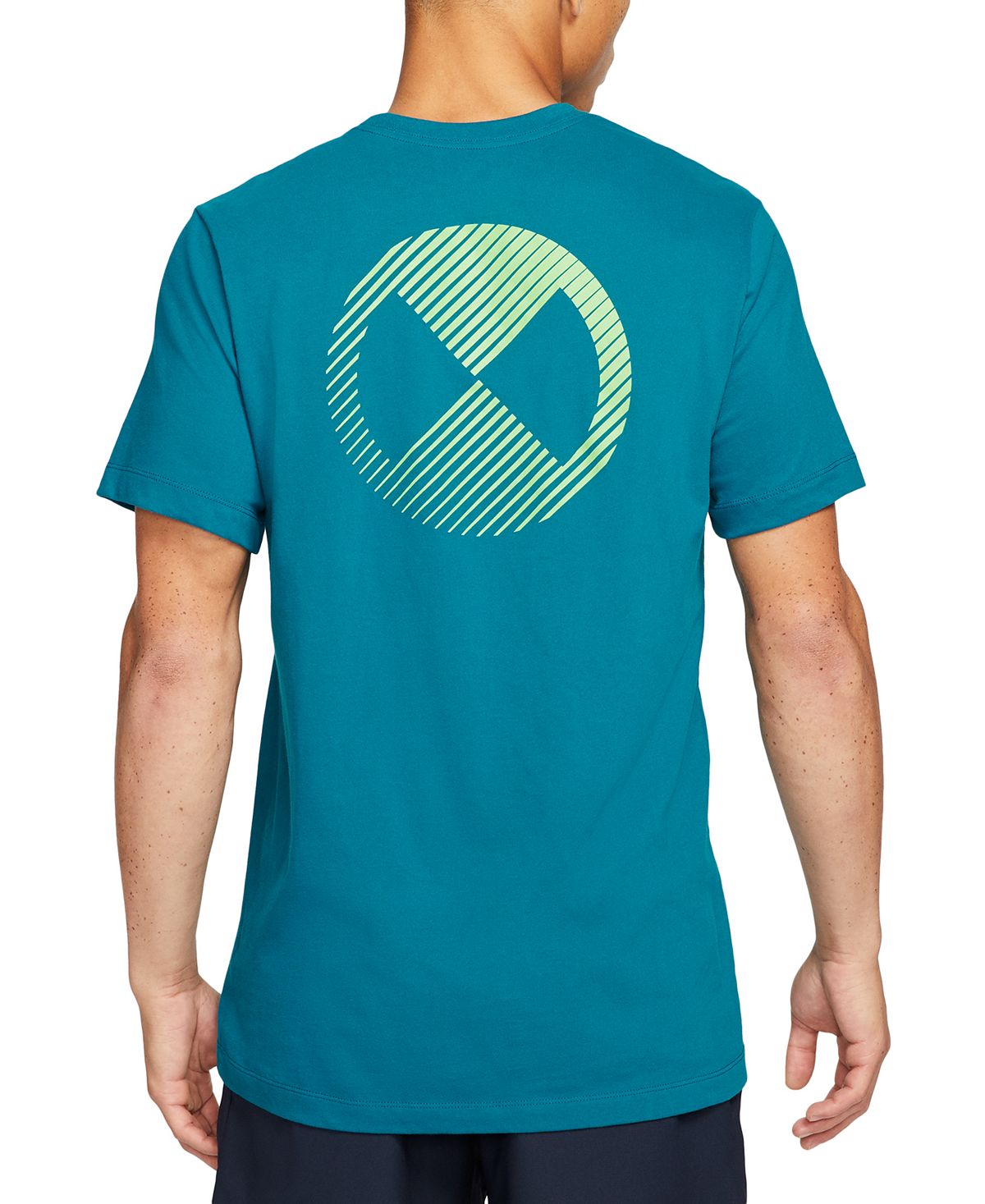 Nike Back Logo Training T-shirt Green Abyss/Mean Green