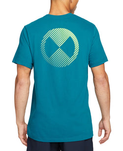 Nike Back Logo Training T-shirt Green Abyss/Mean Green thumbnail 2