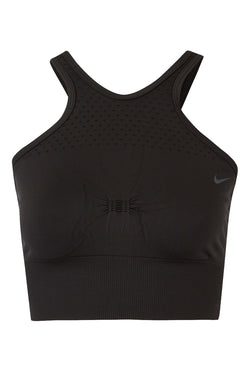 Nike Black Dri-FIT Knit Training Bralette thumbnail 3