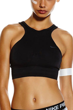 Nike Black Dri-FIT Knit Training Bralette thumbnail 1