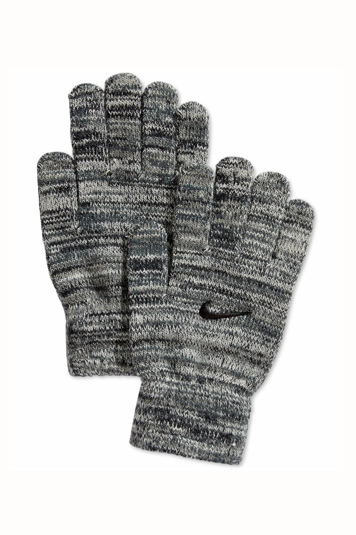 Nike Black/Grey Knitted Tech 2.0 Gloves â CheapUndies