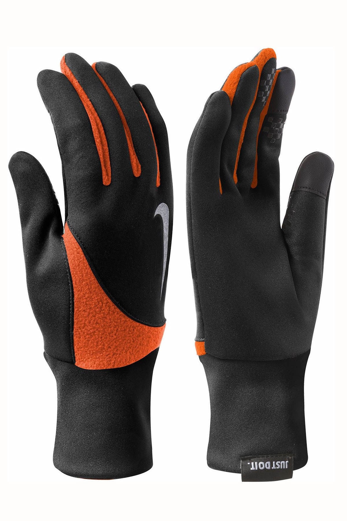Nike Black/Orange Element Thermal 2.0 Run Gloves