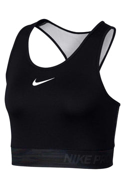 Nike Black/Rainbow HyperCool Cropped Racerback Tank Top thumbnail 3