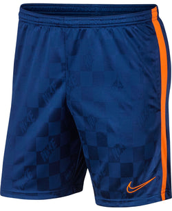 Nike Breathe Academy Jacquard Soccer Shorts Indigo Force thumbnail 1