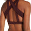 Nike Burgundy-Crush Indy Dri-fit Strappy-back Low-impact Sports Bra