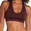 Nike Burgundy-Crush Indy Dri-fit Strappy-back Low-impact Sports Bra