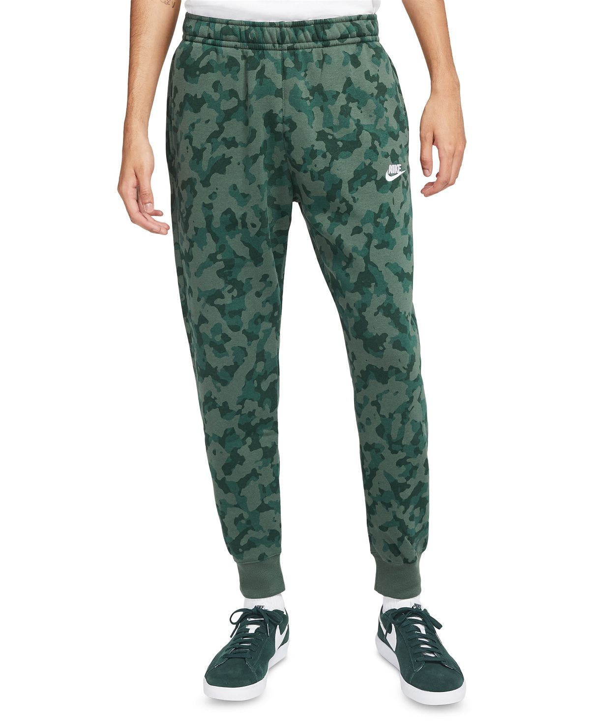 Nike Camo Fleece Jogger Pants Galactic Jade