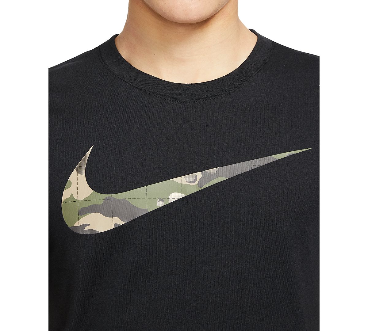Nike Camo Swoosh T-shirt Black