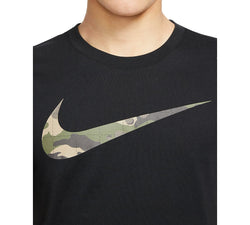 Nike Camo Swoosh T-shirt Black thumbnail 4