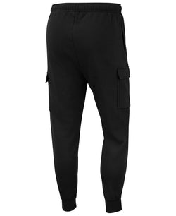 Nike Club Fleece Cargo Joggers Black thumbnail 2