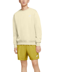 Nike Club Fleece Crew Sweatshirt Coconut Milk thumbnail 2