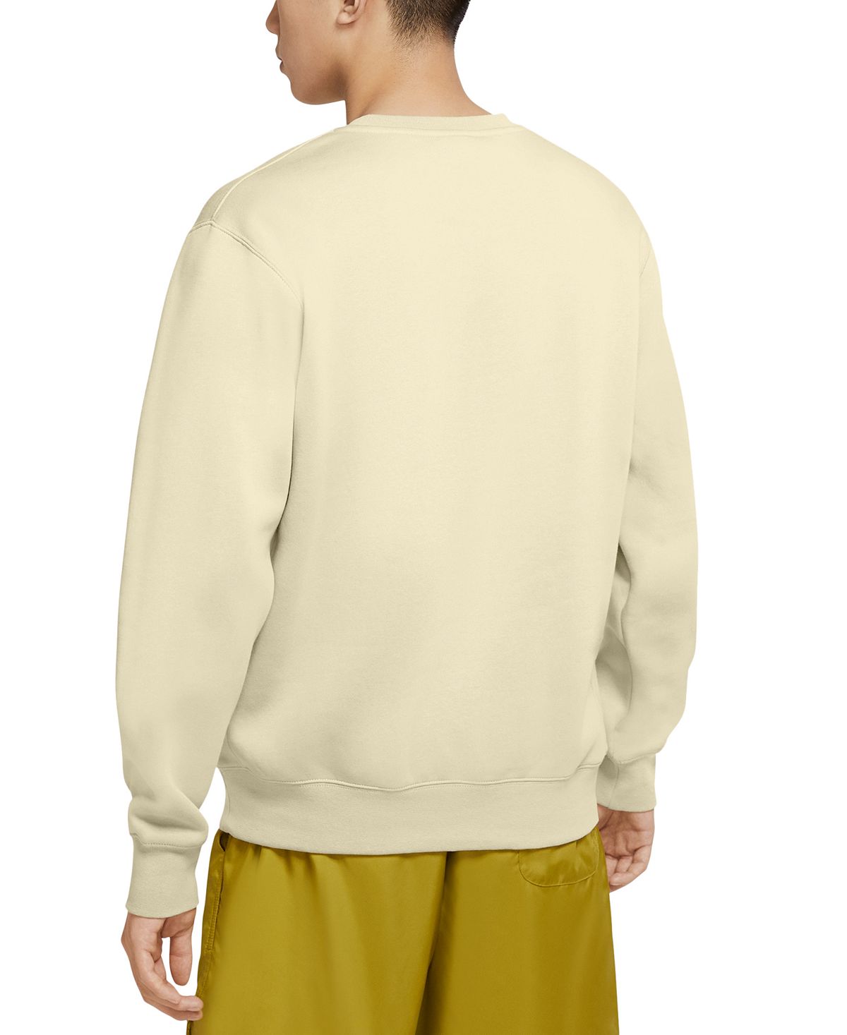 crew fleece sweatshirt in coconut milk