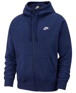 Nike Club Fleece Full-zip Hoodie Navy thumbnail 1