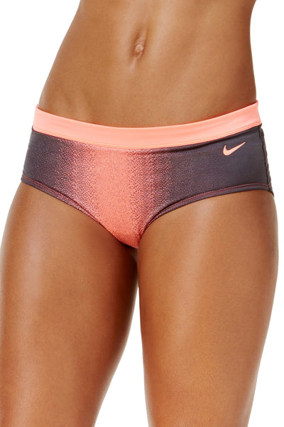 Nike Crimson Pulse/Black Ombré Hipster Bikini Bottom