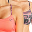 Nike Crimson Pulse Marble-Print Reversible Bikini Top
