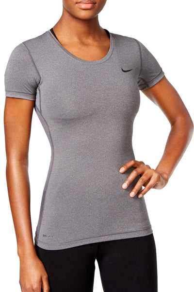 Nike Dark Grey/Black Pro Cool Dri-FIT Training Top