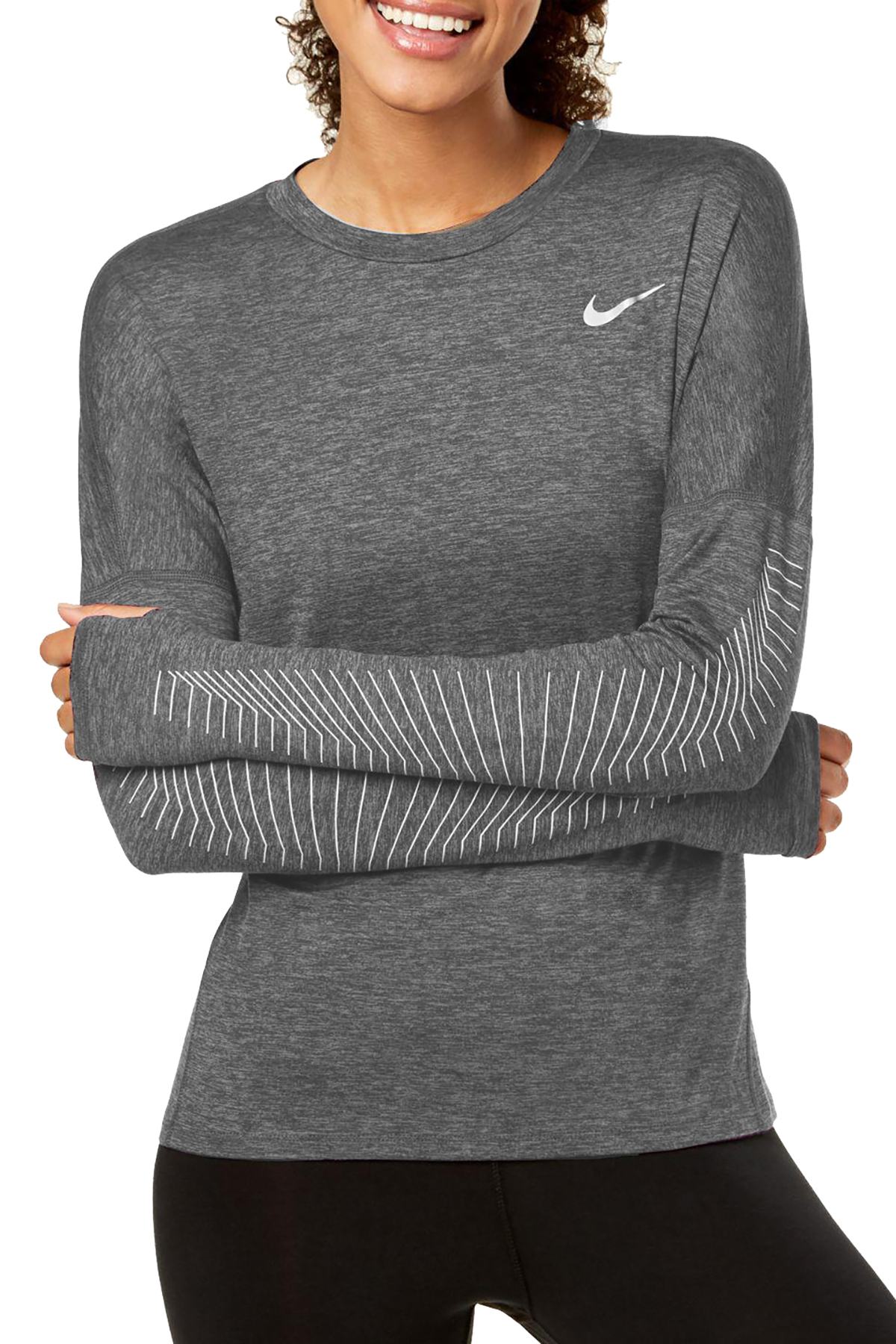 Nike Dark Grey-Heather Dry Element Top