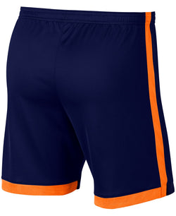 Nike Dri-fit Academy Soccer Shorts Blue/Orange thumbnail 2