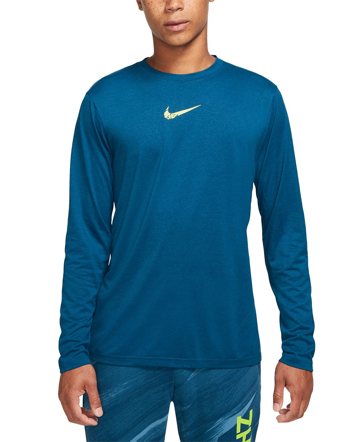 Nike Dri-fit Back Graphic Long-sleeve T-shirt Court Blue