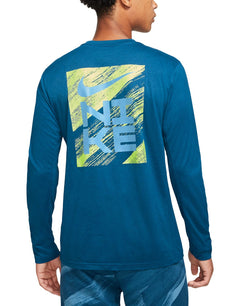 Nike Dri-fit Back Graphic Long-sleeve T-shirt Court Blue thumbnail 2