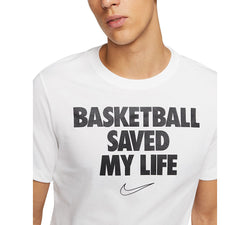 Nike Dri-fit Basketball T-shirt White thumbnail 3