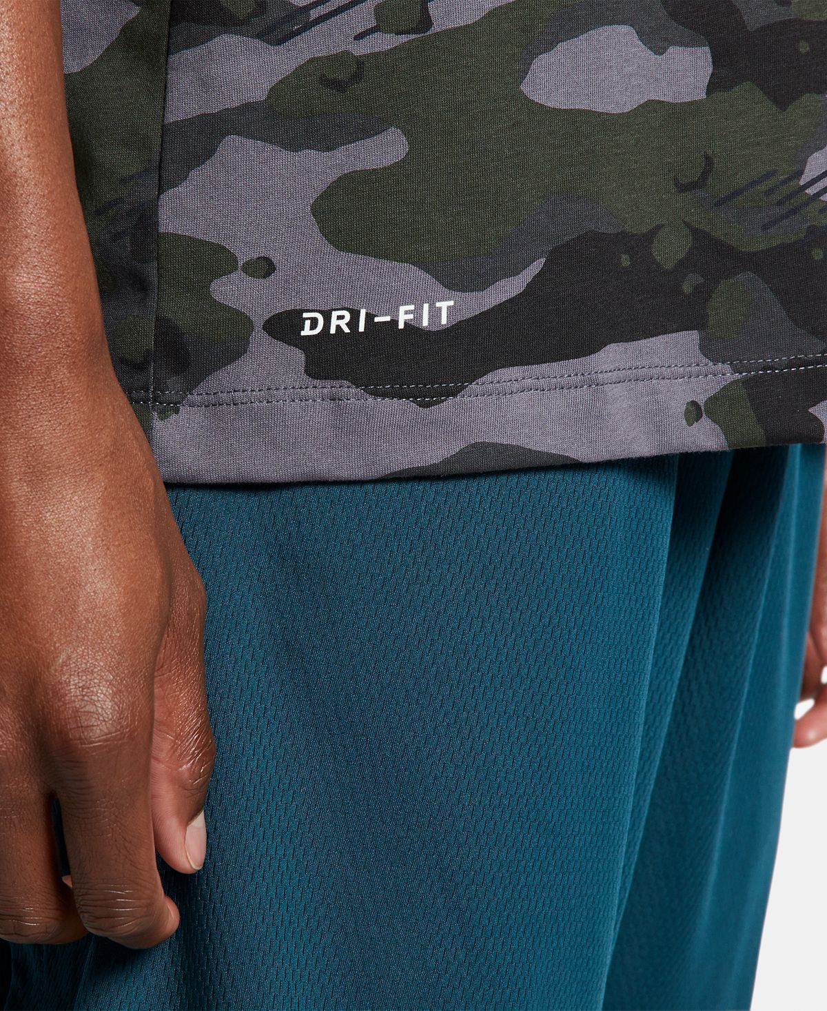 Nike Dri-fit Camo Training Tank Top Dark Grey