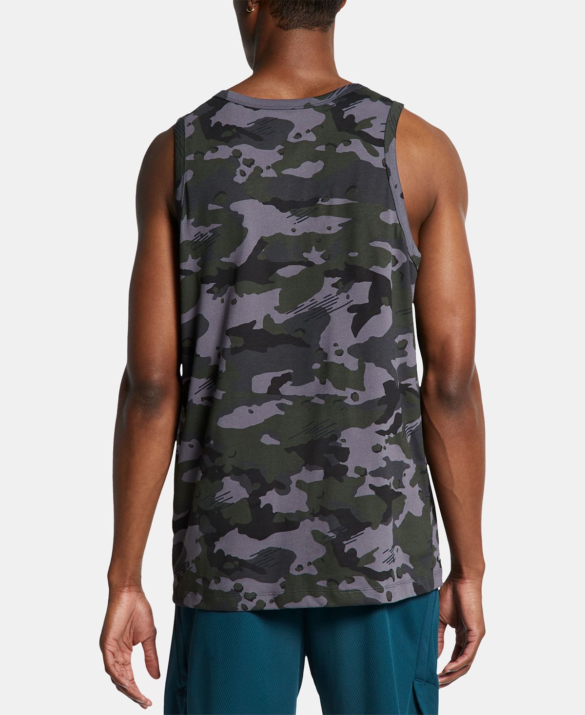 Nike Dri-fit Camo Training Tank Top Dark Grey