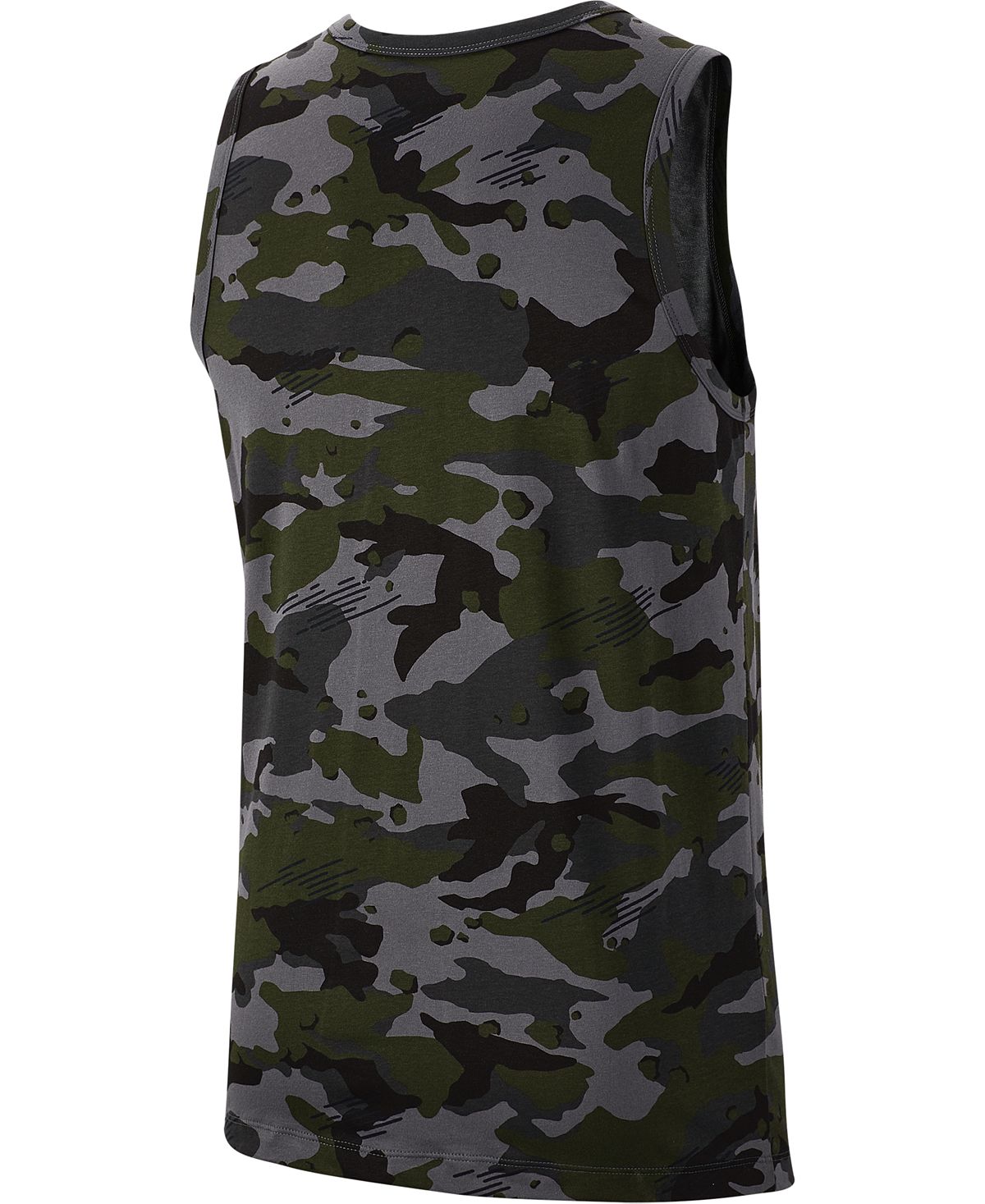 Nike Dri-fit Camo Training Tank Top Dark Grey