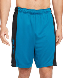 Nike Dri-fit Colorblocked Training Shorts Green Abyss/Mean Green thumbnail 2