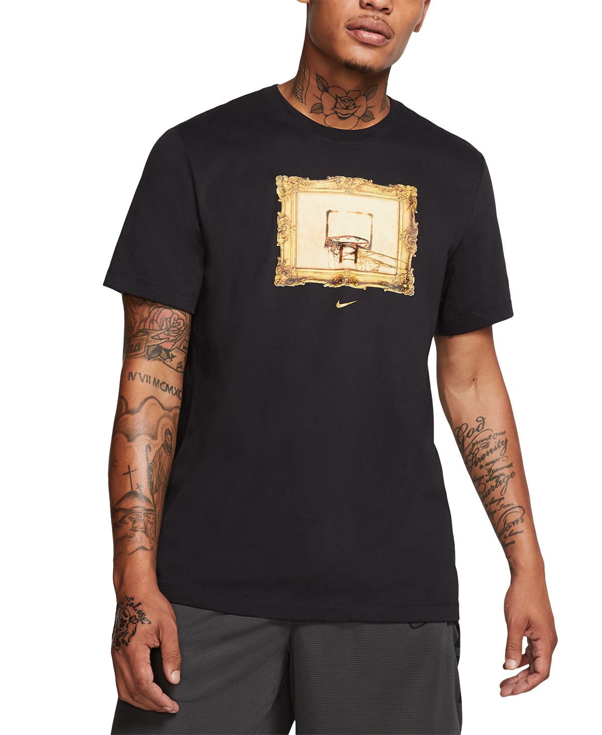 Nike Dri-fit Graphic Basketball T-shirt Black