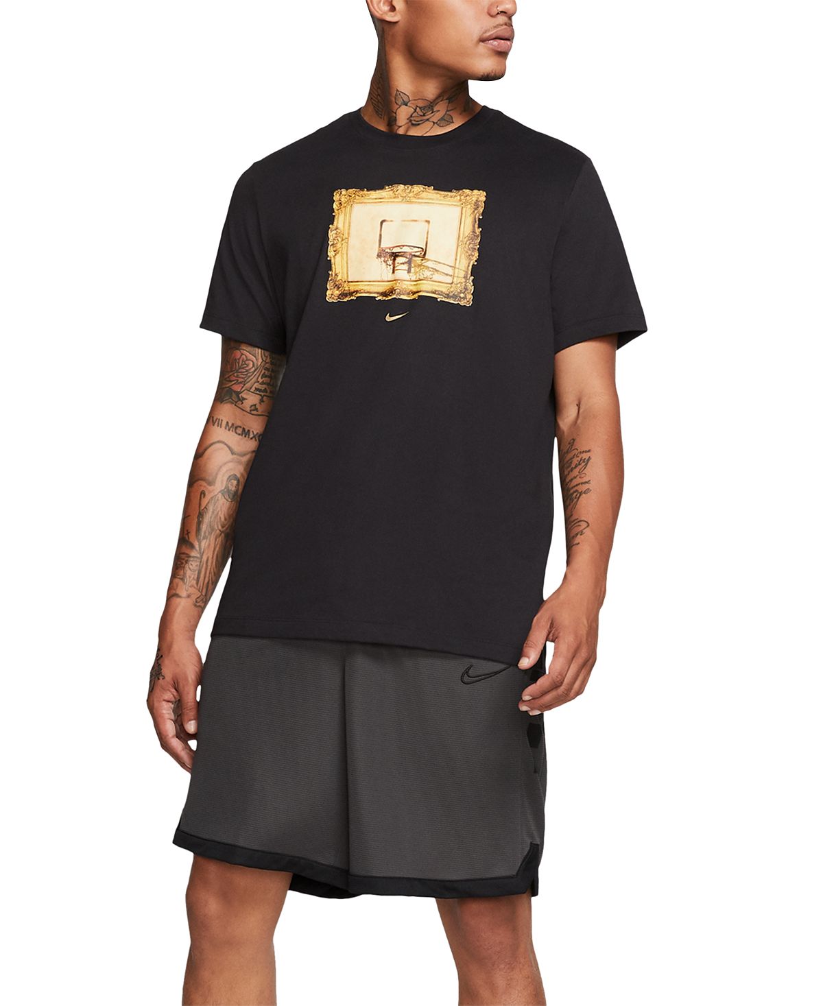 Nike Dri-fit Graphic Basketball T-shirt Black