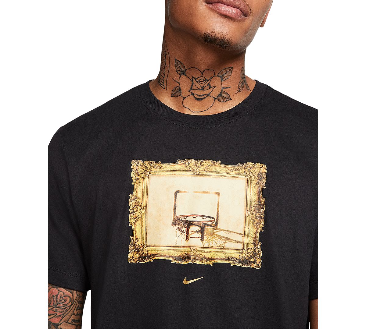 Nike Dri-fit Graphic Basketball T-shirt Black