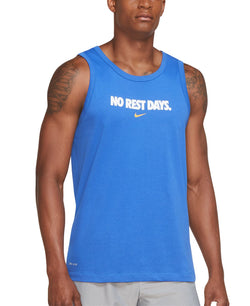 Nike Dri-fit Graphic Training Tank Top Royal/red/white thumbnail 1