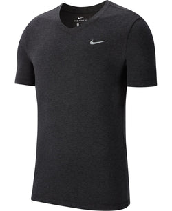 Nike Dri-fit Logo T-shirt Blk Hthr thumbnail 1