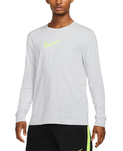 Nike Dri-fit Long-sleeve T-shirt White thumbnail 1