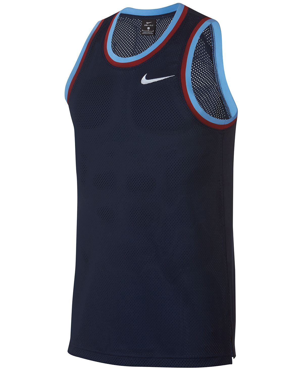 Nike Dri-fit Mesh Basketball Jersey Navy