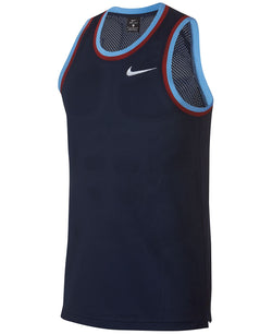 Nike Dri-fit Mesh Basketball Jersey Navy thumbnail 1