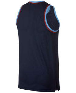Nike Dri-fit Mesh Basketball Jersey Navy thumbnail 2