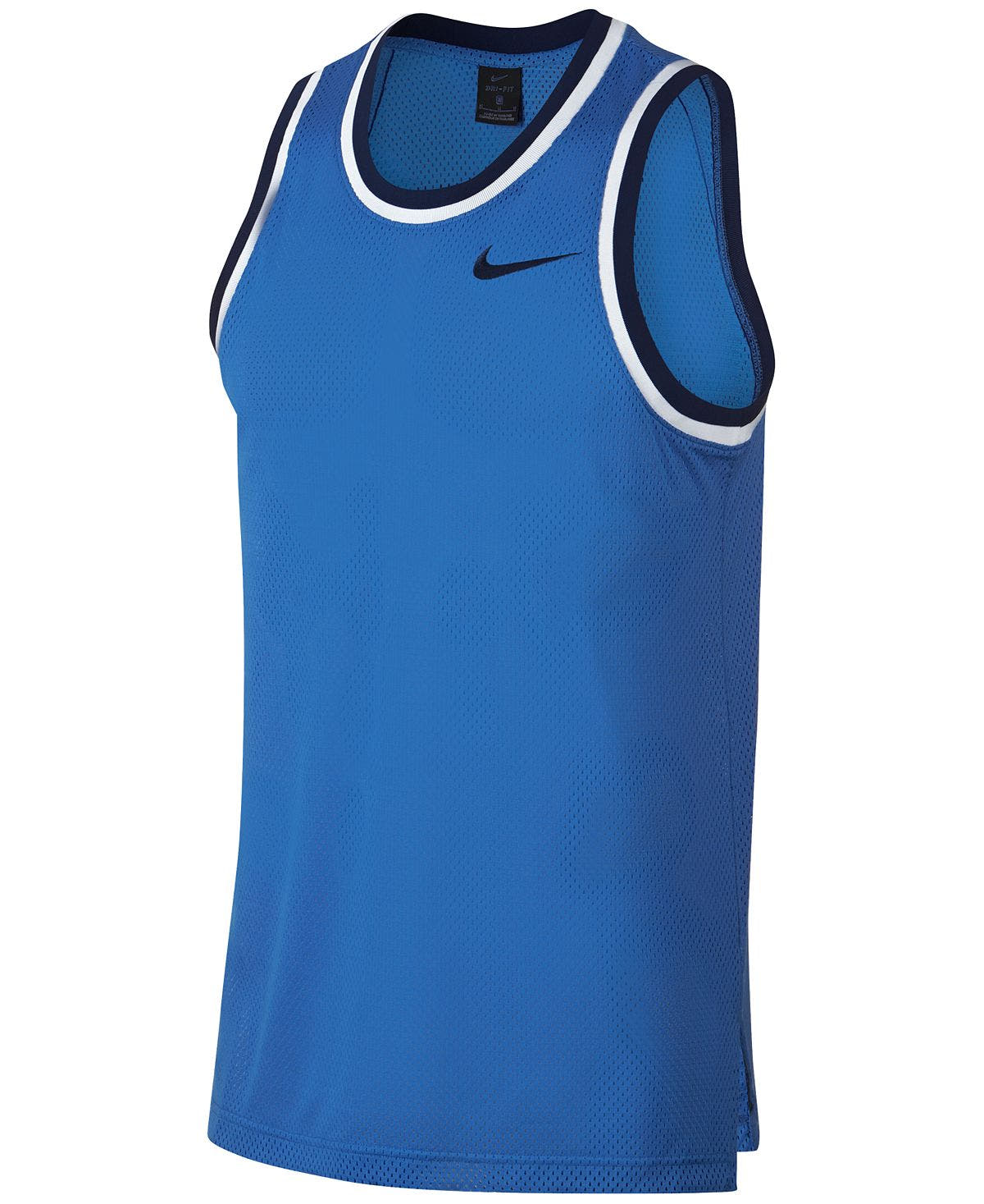 Nike Dri-fit Mesh Basketball Jersey Pacific Blue