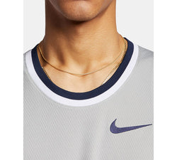 Nike Dri-fit Mesh Basketball Jersey Silver thumbnail 3