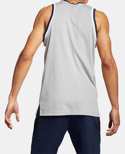 Nike Dri-fit Mesh Basketball Jersey Silver thumbnail 4