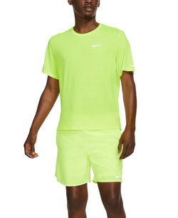 Nike Dri-fit Miler T-shirt Volt thumbnail 4