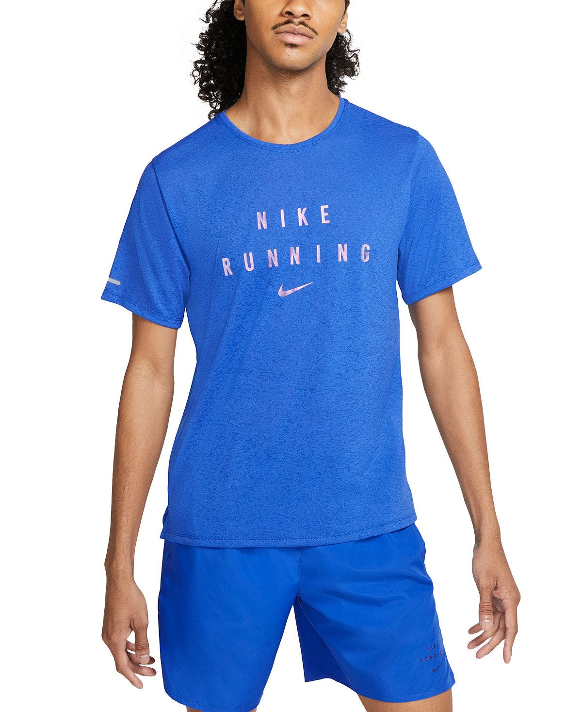 Nike Dri-fit Miler Wild Run Short-sleeve T-shirt Game Royal