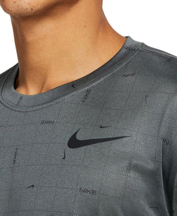 Nike Dri-fit Printed Training Shirt Iron Grey/Black thumbnail 4