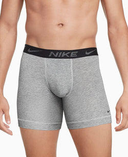 Nike Dri-fit Reluxe Boxer Briefs 2-pack Grey Heather thumbnail 2