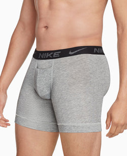 Nike Dri-fit Reluxe Boxer Briefs 2-pack Grey Heather thumbnail 3
