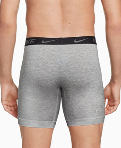 Nike Dri-fit Reluxe Boxer Briefs 2-pack Grey Heather thumbnail 4