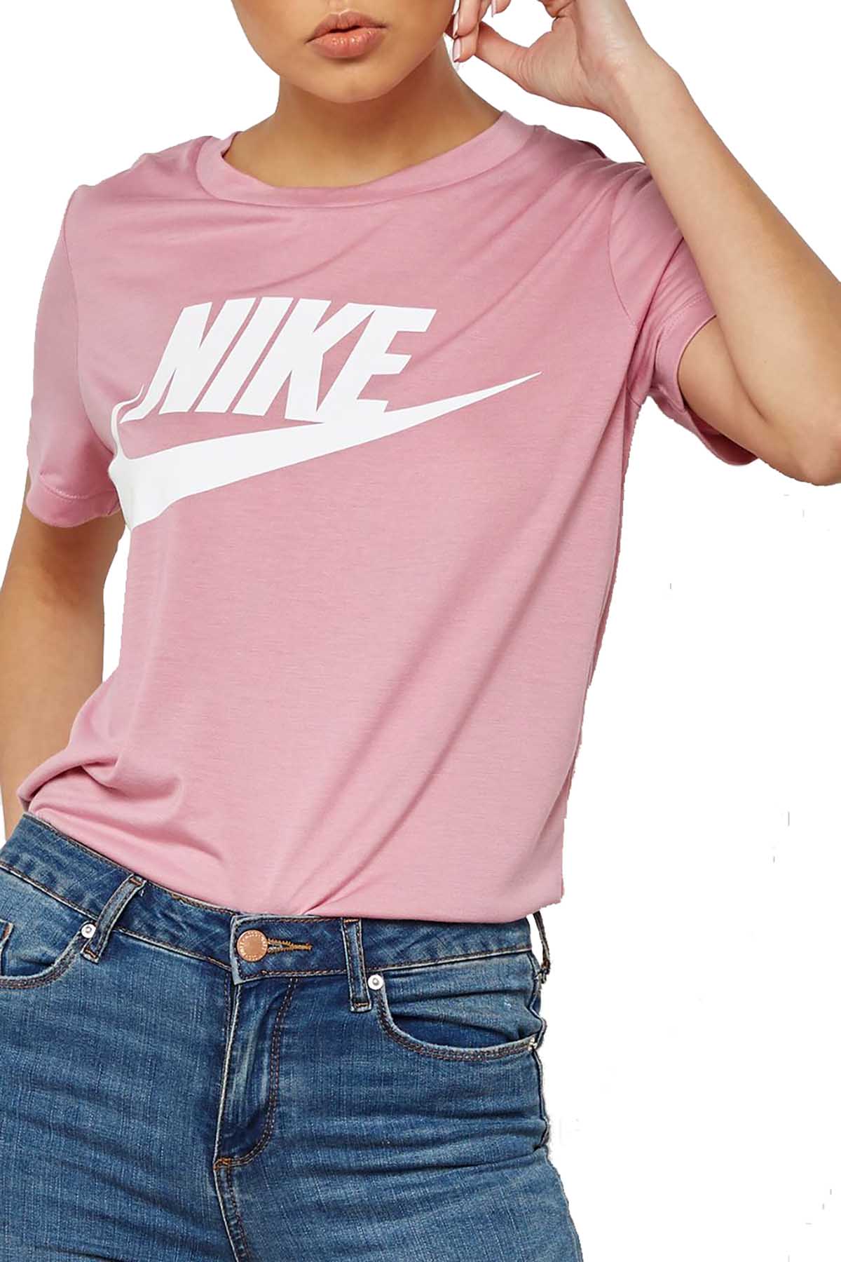 Nike Elemental Pink Modal Essential Logo T-Shirt